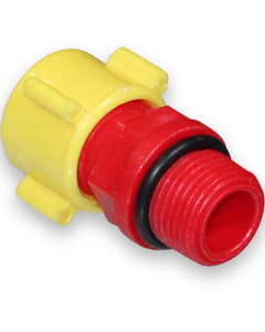 Adapter 1/2" m for spiral coiled hose 3/8"